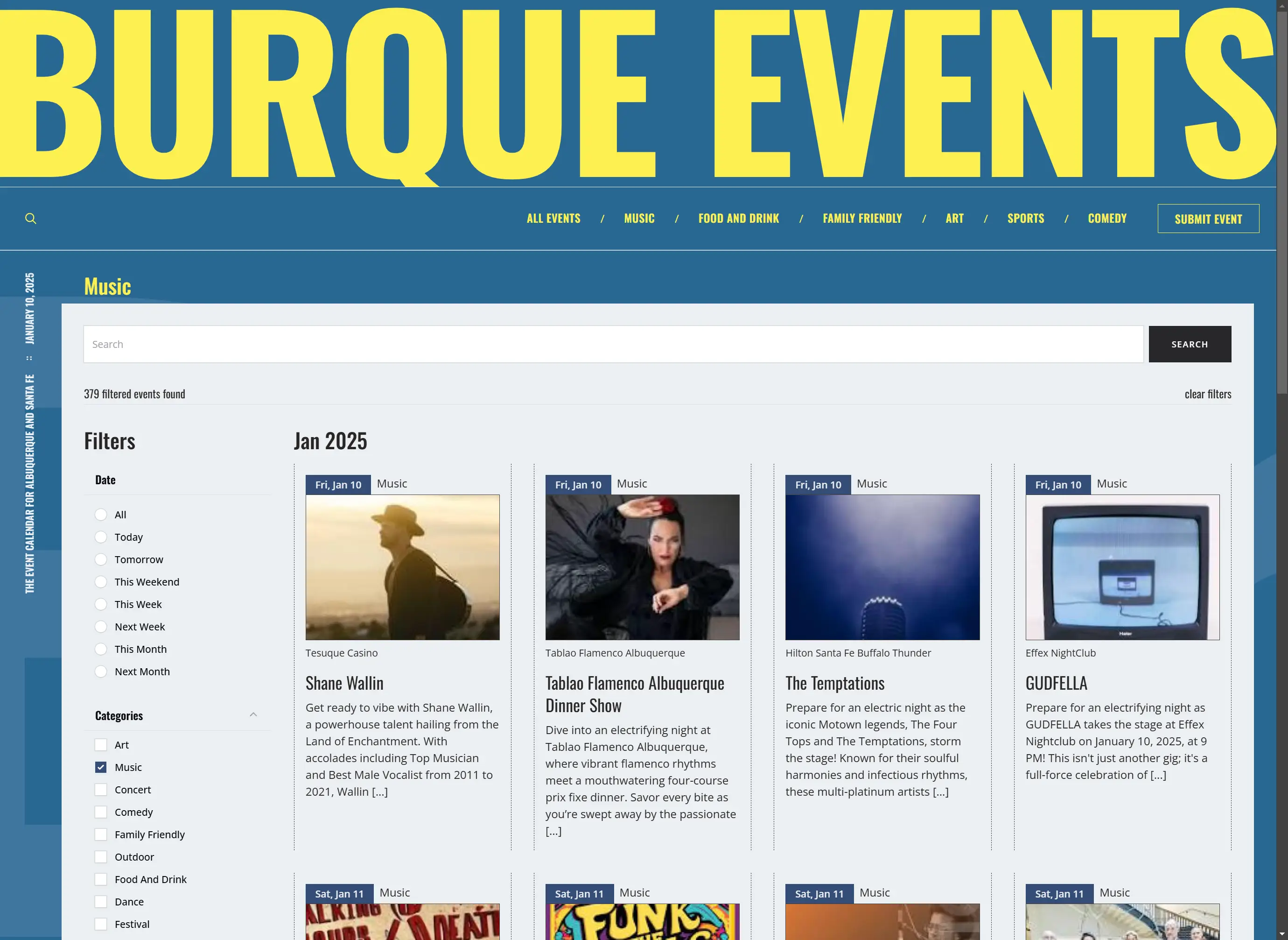 Burque Events screenshot